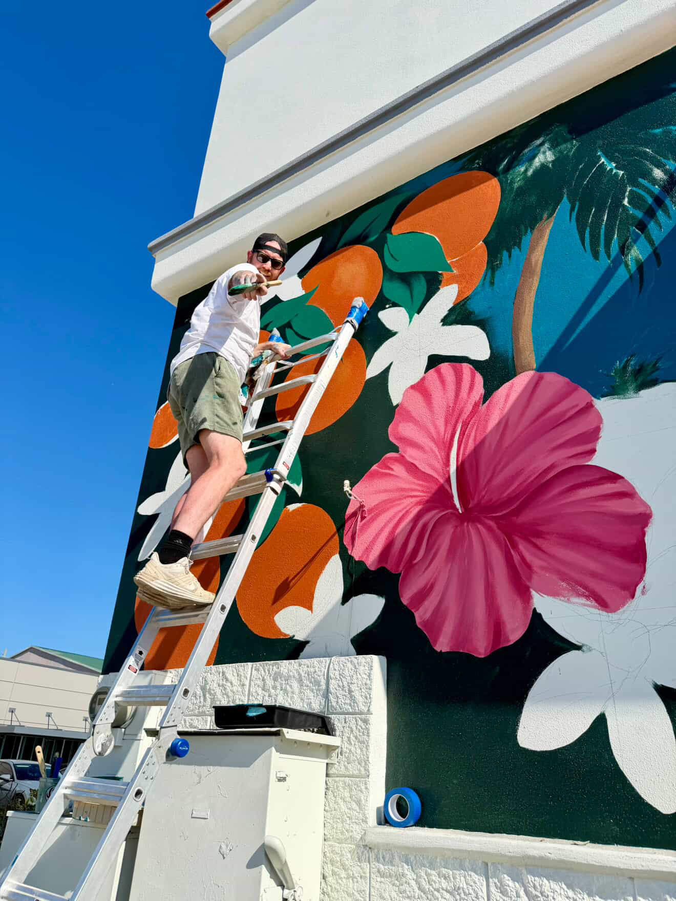 New Mural Brightens the CVS Corner at Mills and Colonial - Bungalower