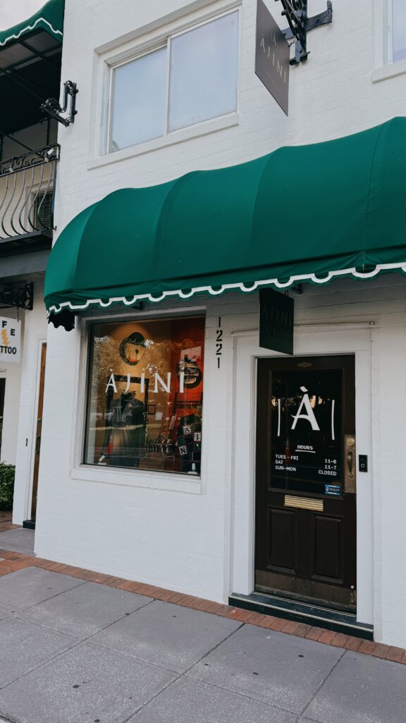 Ájini Is Now Open on Ivanhoe Row, Bringing African Art and Fashion to the Neighborhood
